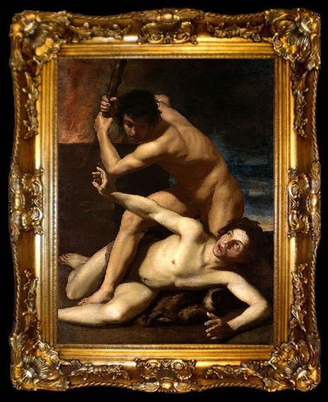framed  Bartolomeo Manfredi Cain Kills Abel,, ta009-2